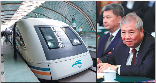 Shanghai urged to step up work on maglev trains
