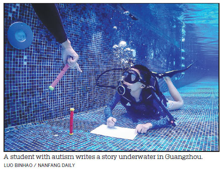 Nonprofit takes the plunge to treat autism