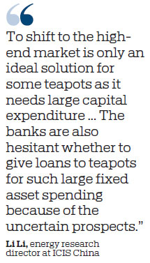 Shifting to high-end market not an easy job for teapots