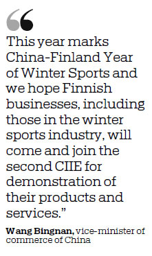 CIIE to boost China-Finland economic relations