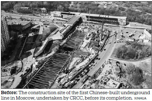 State-owned Chinese construction firm digs deep in Russia for growth
