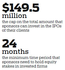 Rules tightened for IPO sponsors on new board