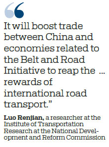 IRU hopes to further facilitate road transport links