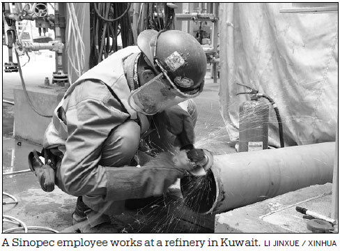 Sinopec burnishes brand in Kuwait
