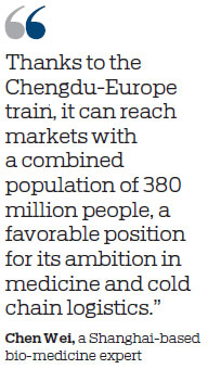 Chengdu on the road to becoming global supply hub