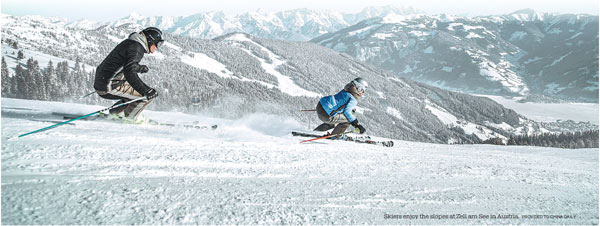 CHINESE SKIERS HIT THE SLOPES IN EUROPE