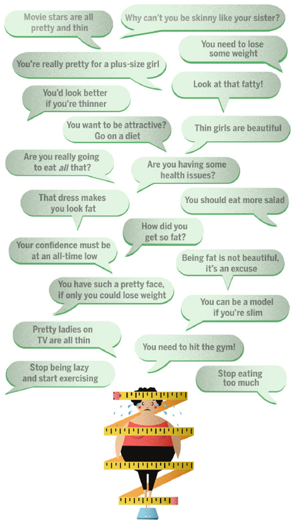 BODY SHAPE WEIGHS HEAVILY ON WOMEN