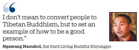 Smartphones meet sutras at ancient monastery