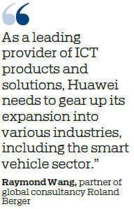 Huawei drives ahead with smart car unit
