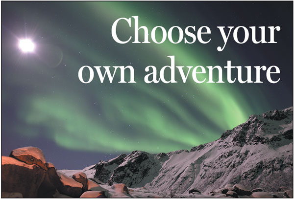 Choose your own adventure
