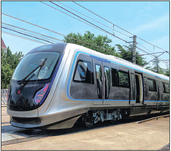 High-tech subway train puts rail industry on fast track to the future
