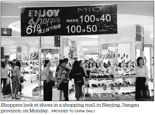 Robust buying bolsters June 18 shopping gala