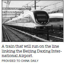 Train to Beijing's new airport passes trial run