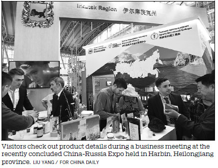 Russian products prove a hit with visitors