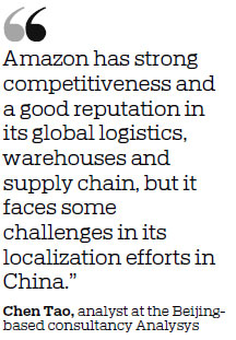 Amazon to further invest in China