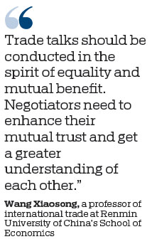 Mutual trust holds key to trade talks