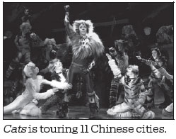 Purrfect treat for fans as Cats tours China