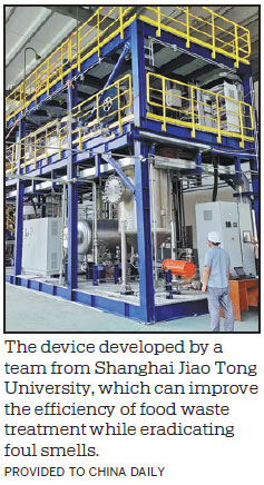 Device turns organic matter into fertilizer