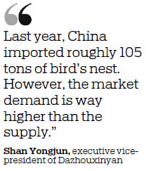 Indonesia banks on BRI to boost bird's nest trade