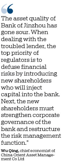 New shareholders to help Bank of Jinzhou handle its NPL burden