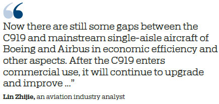 C919 on track for commercial debut in 2021