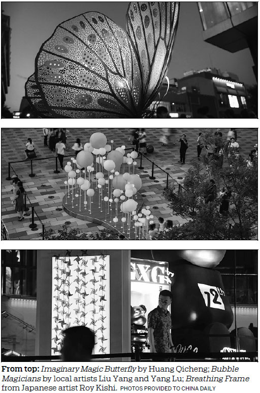 Art gets a light touch