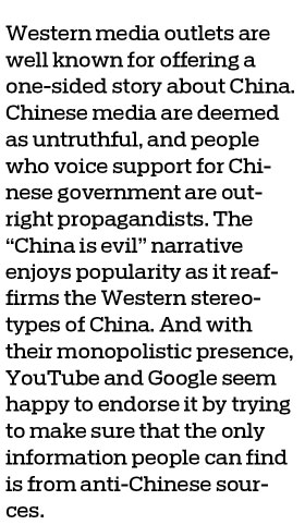 Anti-China bias reinforced by US social media giants