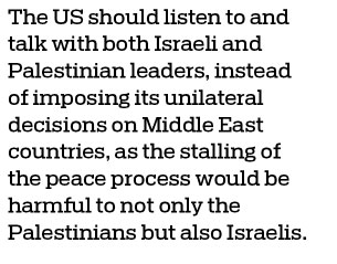 Only balanced approach can restore peace in Middle East