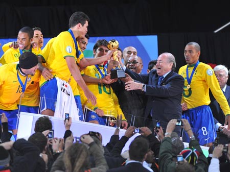 Brazil wins the champion of FIFA Confederations Cup