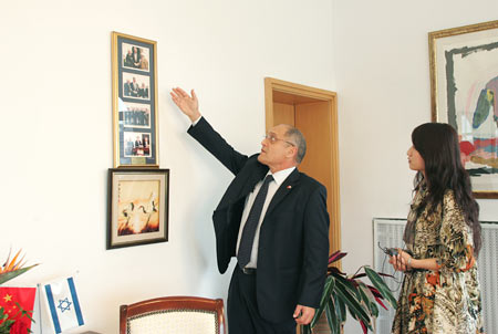 Israeli ambassador notes wishes to China