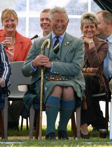 Prince Charles attends the Mey Highland Games in Scotland