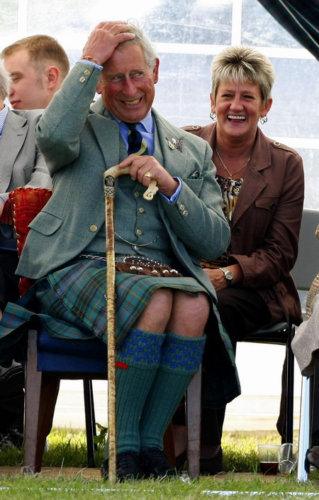Prince Charles attends the Mey Highland Games in Scotland