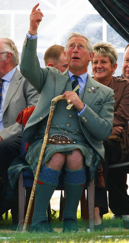 Prince Charles attends the Mey Highland Games in Scotland