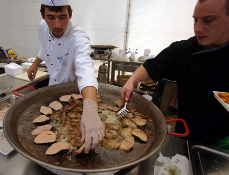 Goose foie gras, a Hungarian delicacy