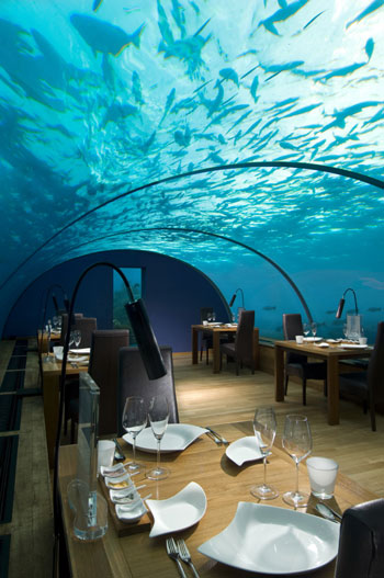 World's first underwater restaurant in Maldives