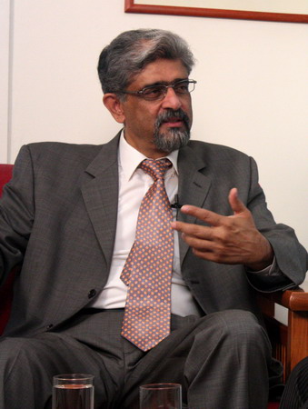 Khalid Malik talks with China Daily website