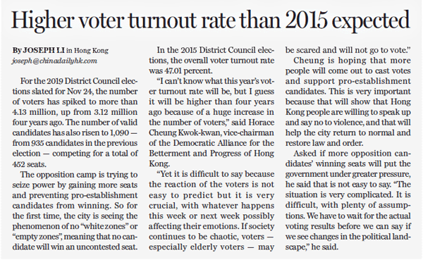 DAB hopes for District Council elections as planned despite threats