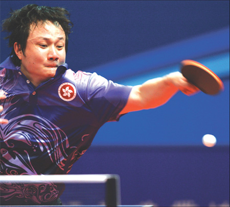HK men's table tennis team loses preliminary match