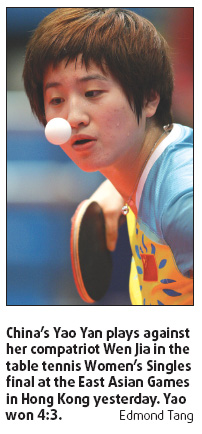 Chinese squad continues EAG medal march