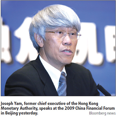 Yuan could go global in 20 years: Yam