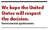 Ma sending team to US over beef deal amendment