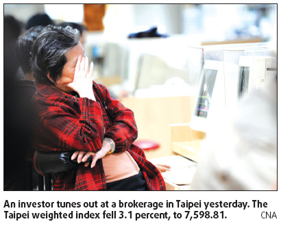 Stocks decline seventh day, longest fall since Aug 2005