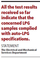 Sinopec tests find no LPG problems
