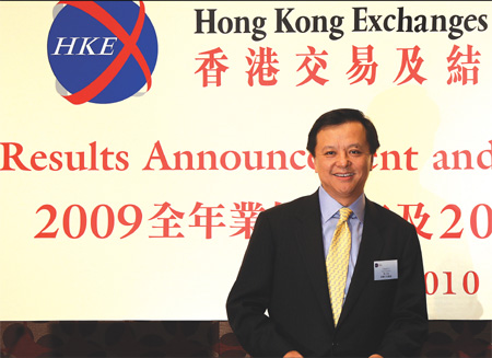 HKEx unveils new strategies after 2009 net profit drops 8%