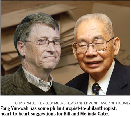 A meeting of charitable minds
