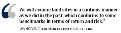China Resources Land earnings double to HK$4.41b