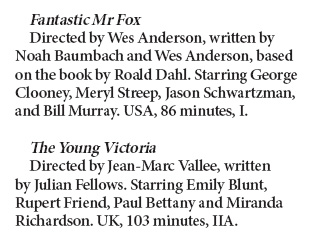 Victoria looks royal and Mr Fox is in fact fantastic