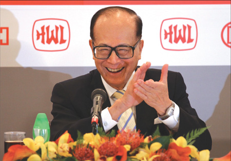 Cheung Kong never accused of hoarding land: Li Ka-shing