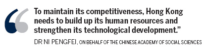 'Most competitive Chinese city' race becoming tighter
