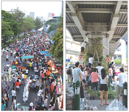 Bangkok emerging from the rubble